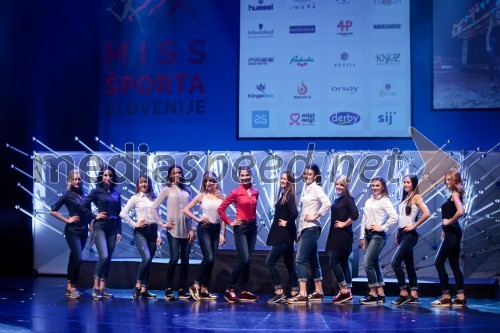 Finalistke Miss športa Slovenije 2018