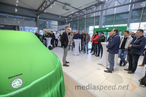 Škoda VISION E, slovenska predstavitev