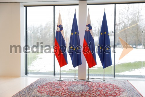 Pahor in Šarec priredila diplomatski zbor ob začetku leta