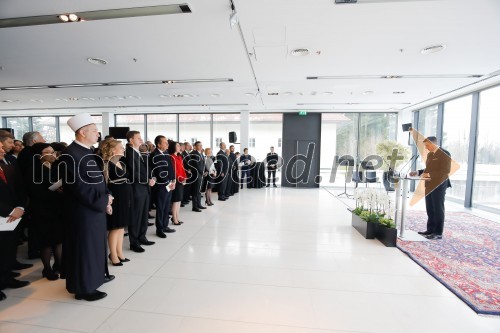 Pahor in Šarec priredila diplomatski zbor ob začetku leta