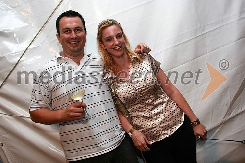 Andrej Pust, prodajni manager Terme Maribor d.d. in Katja Blažič, urednica revije Wellness