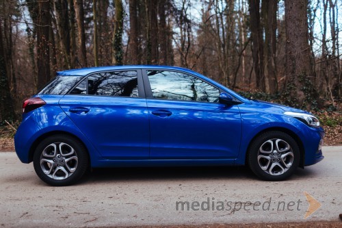 Hyundai i20 1.25 CVVT Premium, mediaspeed test