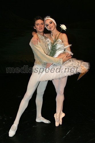 Ronald Savkovic in Viara Natcheva, prvaka berlinskega državnega baleta (Staatsballet Berlin)
