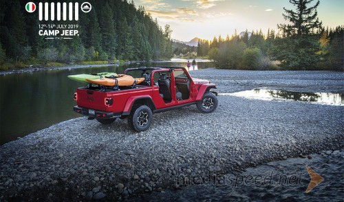 Camp Jeep  2019 bo prizorišče evropske predpremiere novega modela Jeep Gladiator