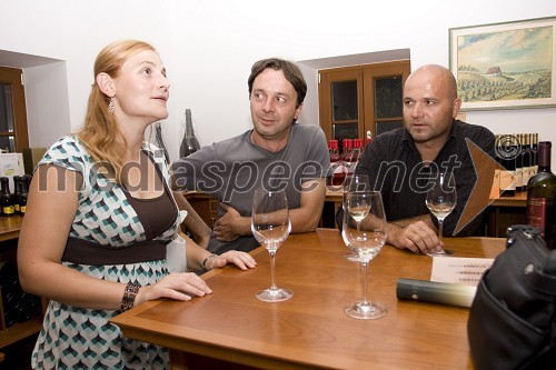 Mojca Gorjak, Vinogradništvo Gorjak, Bojan Pintarič, podjetnik in Marjan Kolenko, podjetnik