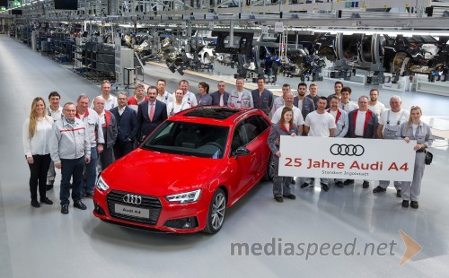 Srebrni jubilej: Audi A4 praznuje 25. rojstni dan
