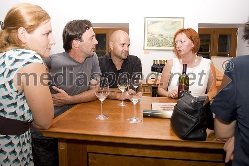 Mojca Gorjak, Vinogradništvo Gorjak, Bojan Pintarič, podjetnik, Marjan Kolenko, podjetnik in Tanja Prelog