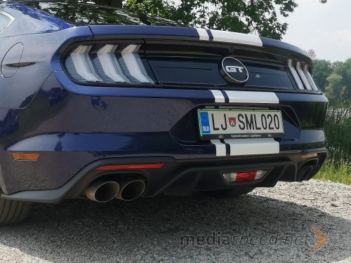 Ford Mustang V8 5.0 GT, mediaspeed test