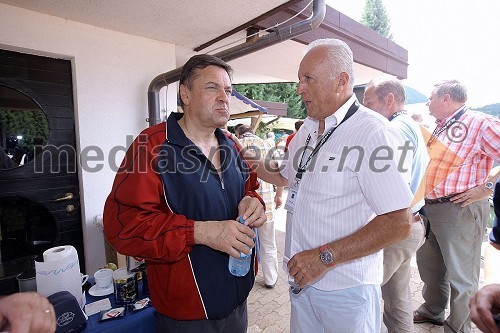 Zoran Jankovič, župan Ljubljane in Marjan Gaberšek, organizator