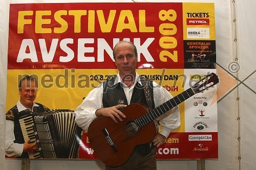 Gregor Avsenik, glasbenik in organizator Festivala Avsenik 2008