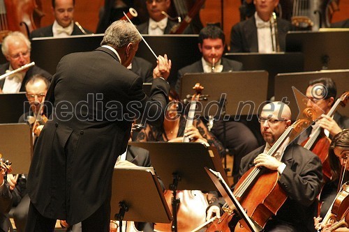 Zubin Mehta, dirigent in Orkester Maggio Musicale Fiorentino