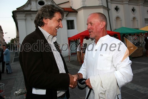 Ladimir Brolih, Zares in Drago Petek, direktor TC City Maribor