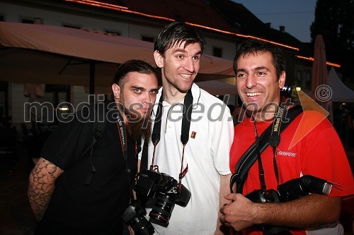 Vasja Šabeder, Marko Pigac in Željko Zeleničič, fotografi