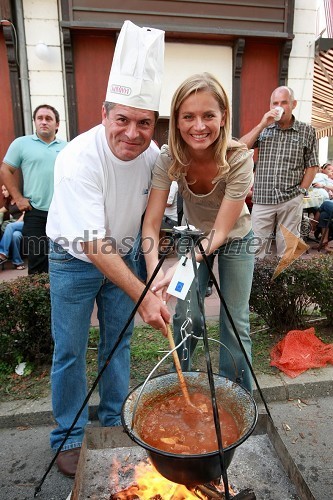 Franc Knaus in Katarina Kresal, predsednica LDS