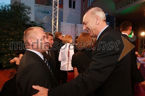 Franc Kangler, župan Maribora in Janez Ujčič, generalni direktor RTS in mestni svetnik MOM