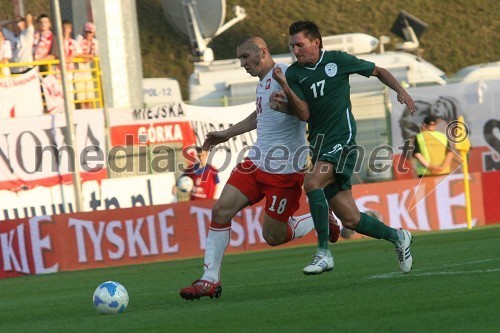 Lewandowski, poljski nogometaš in Kirm, slovenski nogometaš