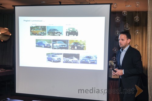 Slovenska predstavitev prenovljenega vozila Audi A4