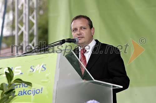 Marko Zidanšek, podžupan mestne občine Celje in predsednik organizacijskega odbora 17. SLS tabora