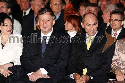 Dr. Danilo Türk, predsednik Republike Slovenije in Janez Janša, predsednik Vlade Republike Slovenije