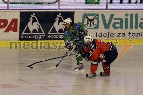 Hokejska tekma med Olimpijo Tilio in Acronijem iz Jesenic