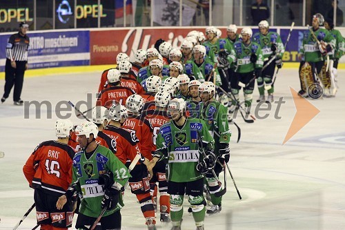 4. krog hokejske Lige Ebel: Tilia Olimpija - Acroni Jesenice