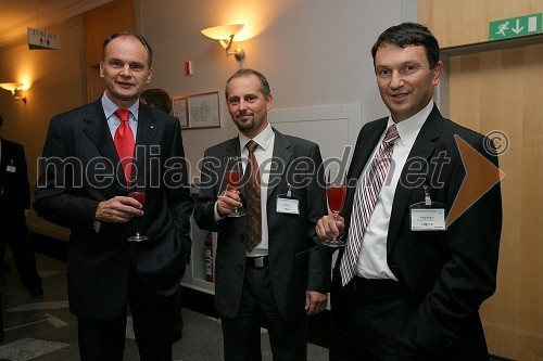 Marjan Kramar, predsednik uprave NLB, ... in Tomaž Berginc, predsednik uprave družbe ETI
