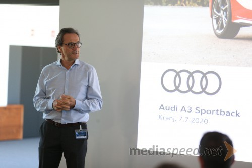 Audi A3 Sportback, slovenska predstavitev