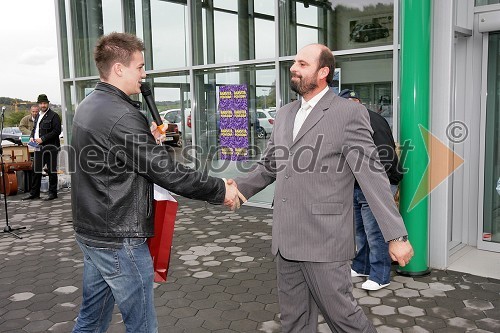 Mitja Šeško, moderator na Radiu City in povezovalec piknika in ...