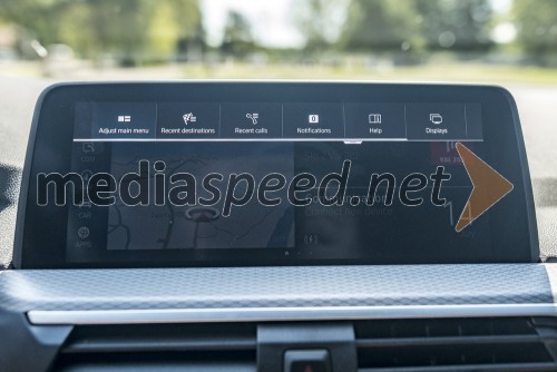 BMW X3 xDrive30e, mediaspeed test