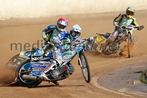 Troy Batchelor, Avstralija, Chris Holder, Avstralija in Ludvig Lindgren, Švedska