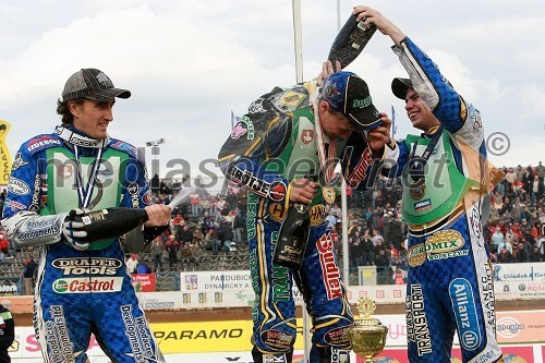 Chris Holder, Avstralija, Emil Saifutdinov, Rusija in Jurica Pavlic, Hrvaška