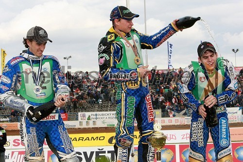 Chris Holder, Avstralija, Emil Saifutdinov, Rusija in Jurica Pavlic, Hrvaška