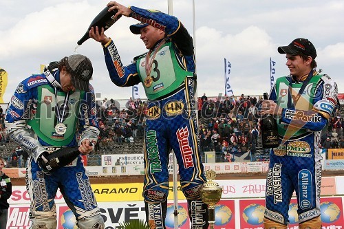 Chris Holder, Avstralija, Emil Saifutdinov, Rusija in Jurica Pavlic, Hrvaška