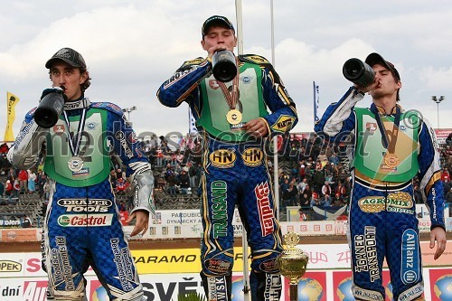 Chris Holder, Avstralija, Emil Saifutdinov, Rusija in Jurica Pavlic, Hrvaška