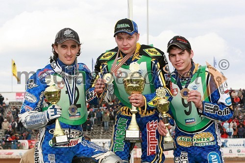 Chris Holder, Avstralija, Emil Saifutdinov, Rusija in Jurica Pavlic, Hrvaška