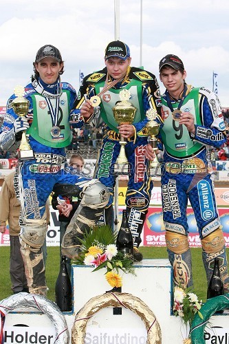 Chris Holder, Avstralija, Emil Saifutdinov, Rusija in Jurica Pavlic, Hrvaška