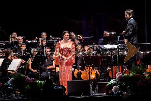 Ana Netrebko in Jusif Ejvazov, koncert opernih arij, 68. Ljubljana Festivala