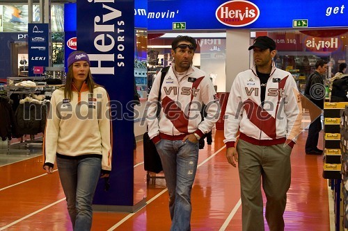 Tina Maze, slovenska alpska smučarka, Andrea Massi, njen kondicijski trener in ...