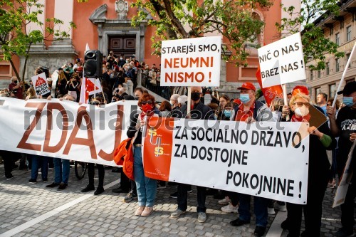 Protivladni protesti v Ljubljani