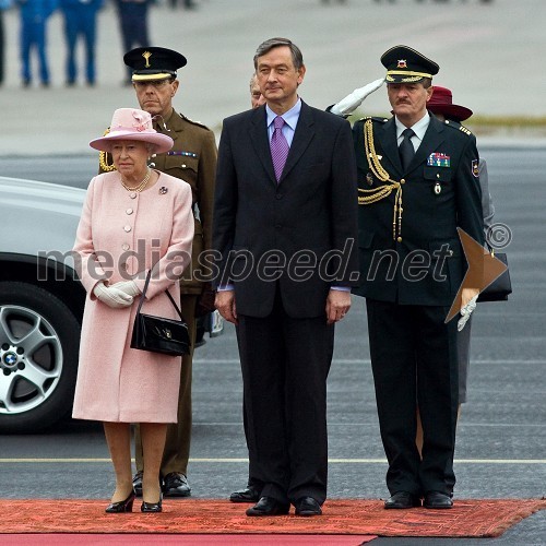 Kraljica Elizabeta II. in dr. Danilo Türk, predsednik Republike Slovenije