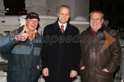 Vasja Samec, Zavod za turizem Maribor, nekdanji mariborski župan Boris Sovič in Milan Razdevšek, direktor Zavoda za turizem Maribor