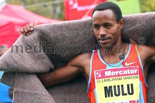 Amare Mulu (Etiopija), zmagovalec Ljubljanskega maratona