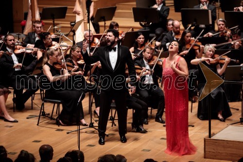 Anna Netrebko in Yusif Eyvazov, nastop v okviru 69. Ljubljana Festivala