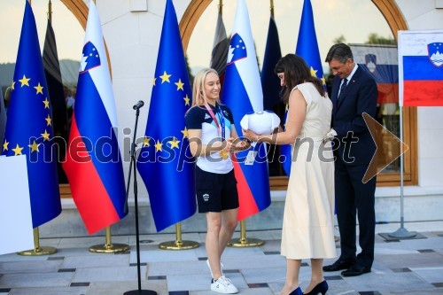 Sprejem olimpijske reprezentance na Brdu