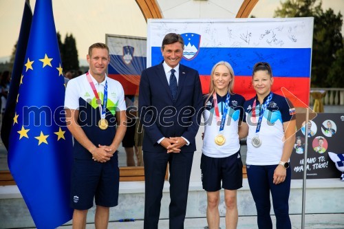 Sprejem olimpijske reprezentance na Brdu