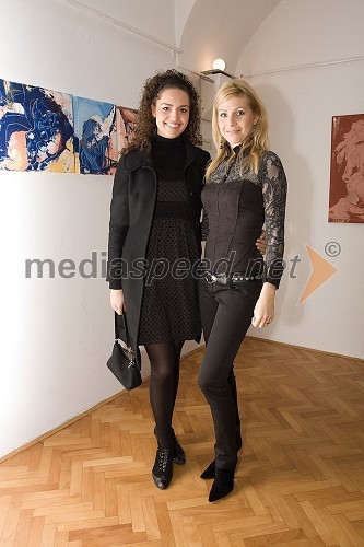 Tadeja Ternar, Miss Slovenije 2007 in Vesna Vitrih, slikarka in manekenka