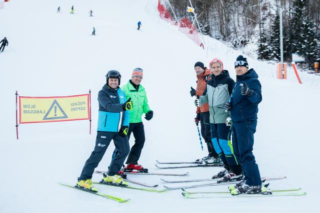 Novinarska konferenca OK Kranjska Gora ob robu FIS snežne kontrole