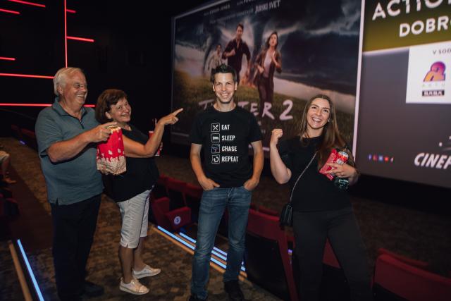 Action Night s filmom Twister 2 v Cineplexx Ljubljana