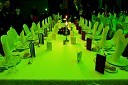 Pogrinjek slavnostne večerje z dr. Danilom Türkom, predsednikom Republike Slovenije v smaragdni dvorani hotela Bernardin