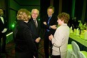 John Howard, nekdanji avstralski premier s soprogo, Janez Potočnik, evropski komisar za znanost in raziskave in dr. Spomenka Hribar, dobitnica nagrade 10. Poslovne konference